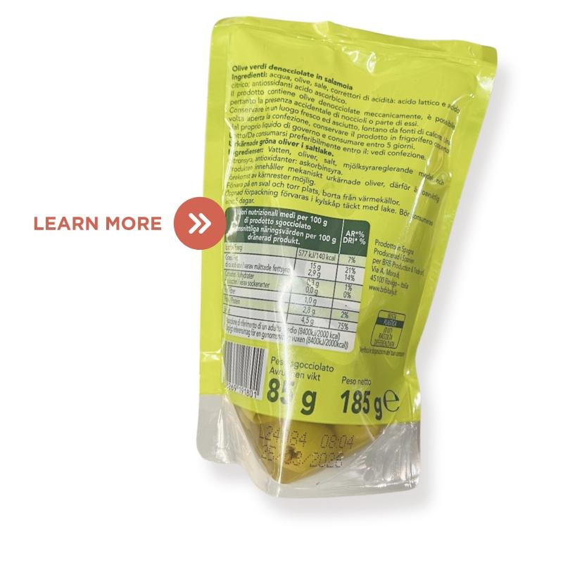 3-Pack! Campo Valle Kärnfria Gröna Oliver 3x185g