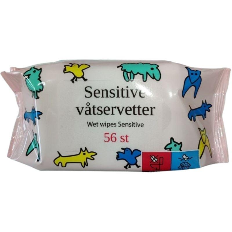 Baby Våtservetter Sensitive 56pack (3-pack)