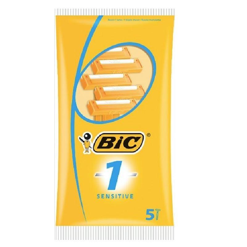 Bic Rakhyvel 1 Sensitive 5-pack – Skonsamma engångshyvlar för känslig hud