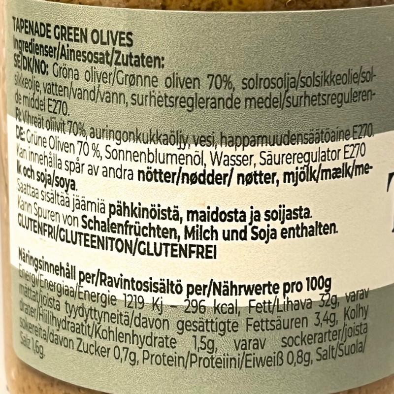 BuonaSì Tapenade Green Olive 130g