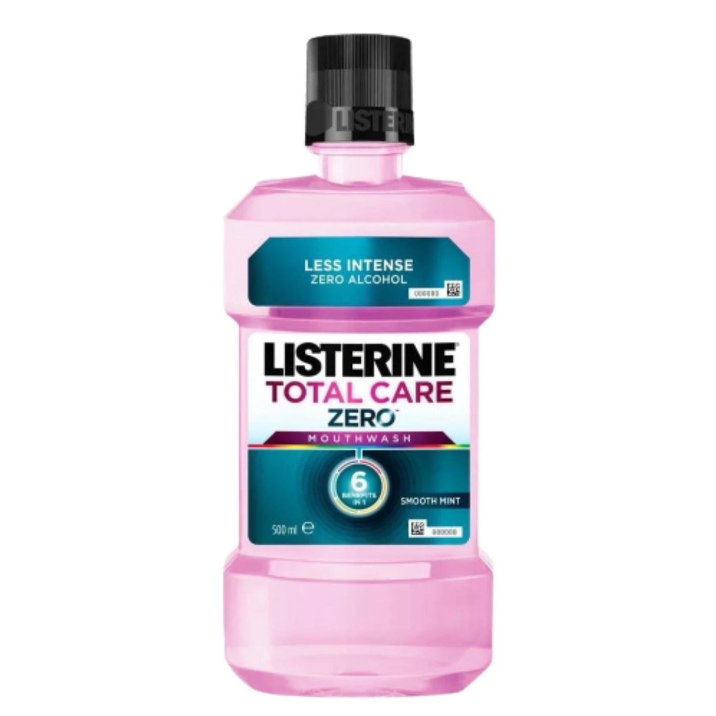 Listerine Total Care Mild 500 ml – Skonsam munskölj som stärker tänderna & ger fräsch andedräkt