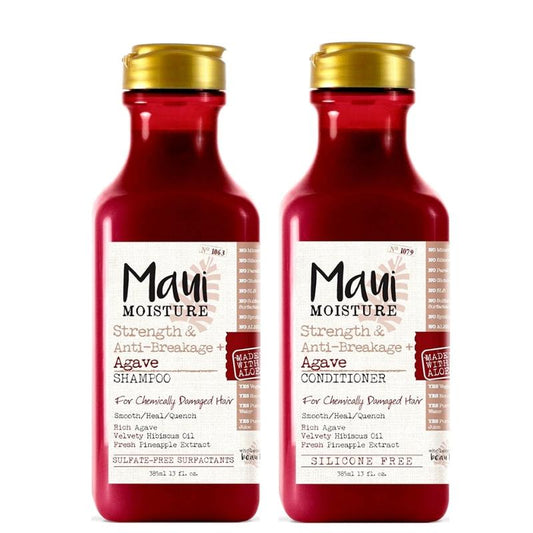 MAUI Moisture Strength&Anti-Breakage+Agave Duo Shampoo & Balsam 385ml