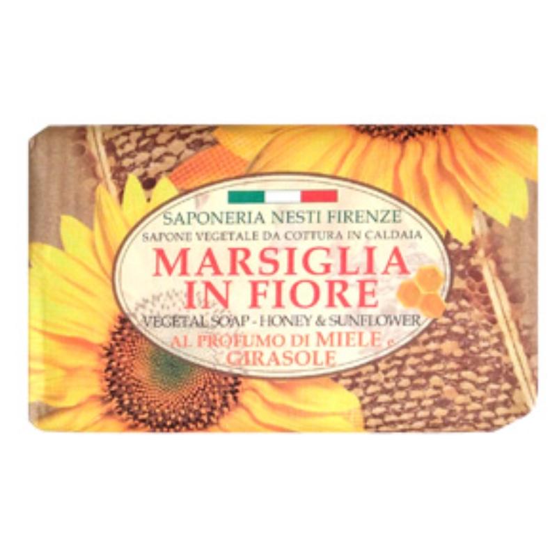 Marsiglia in Fiore Hårdtvål Honey & Sunflower 125g
