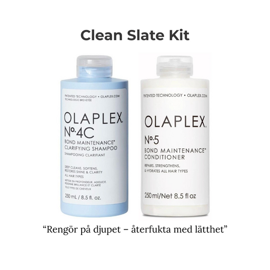 Olaplex No.4C & No.5- Clean Slate Kit – för djuprengöring & återfuktning