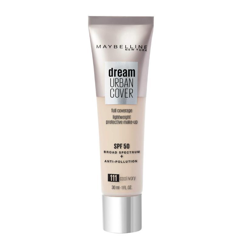 Maybelline Urban Cover Foundation 111 Cool Ivory Spf50 30 Ml