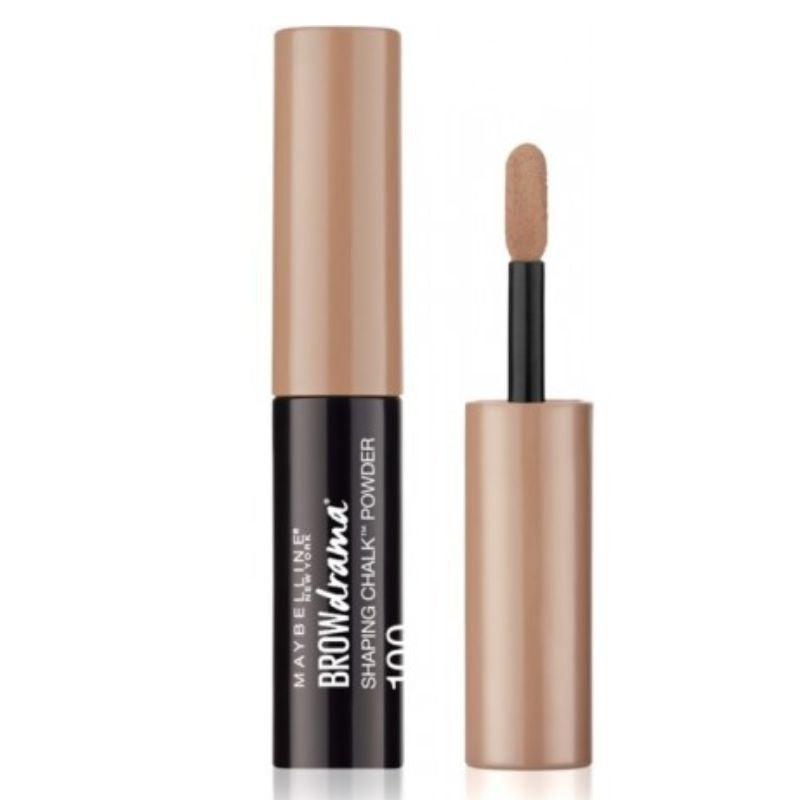 Maybelline Brow Drama Shaping Chalk Powder 100 Blonde – Fylliga bryn med mjuk precision