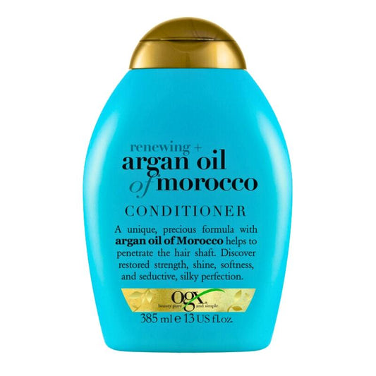 OGX Argan Oil of Morocco Renewing Balsam 385 ml – Vårdande balsam för glans och mjukhet
