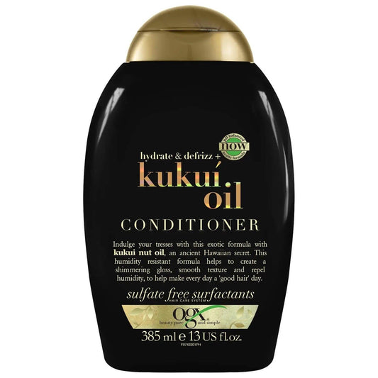 OGX Kukui Oil Balsam 385 ml – Fuktgivande balsam som motverkar friss och skyddar mot luftfuktighe