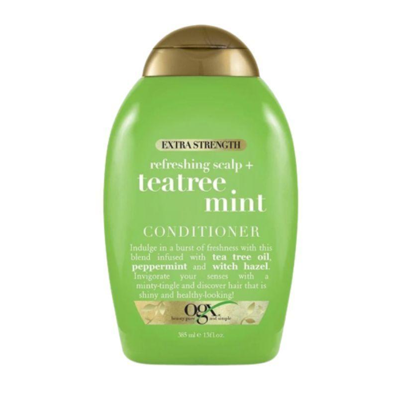 OGX Tea Tree Mint Balsam 385 ml – Fräsch återfuktning med tea tree och pepparmynta