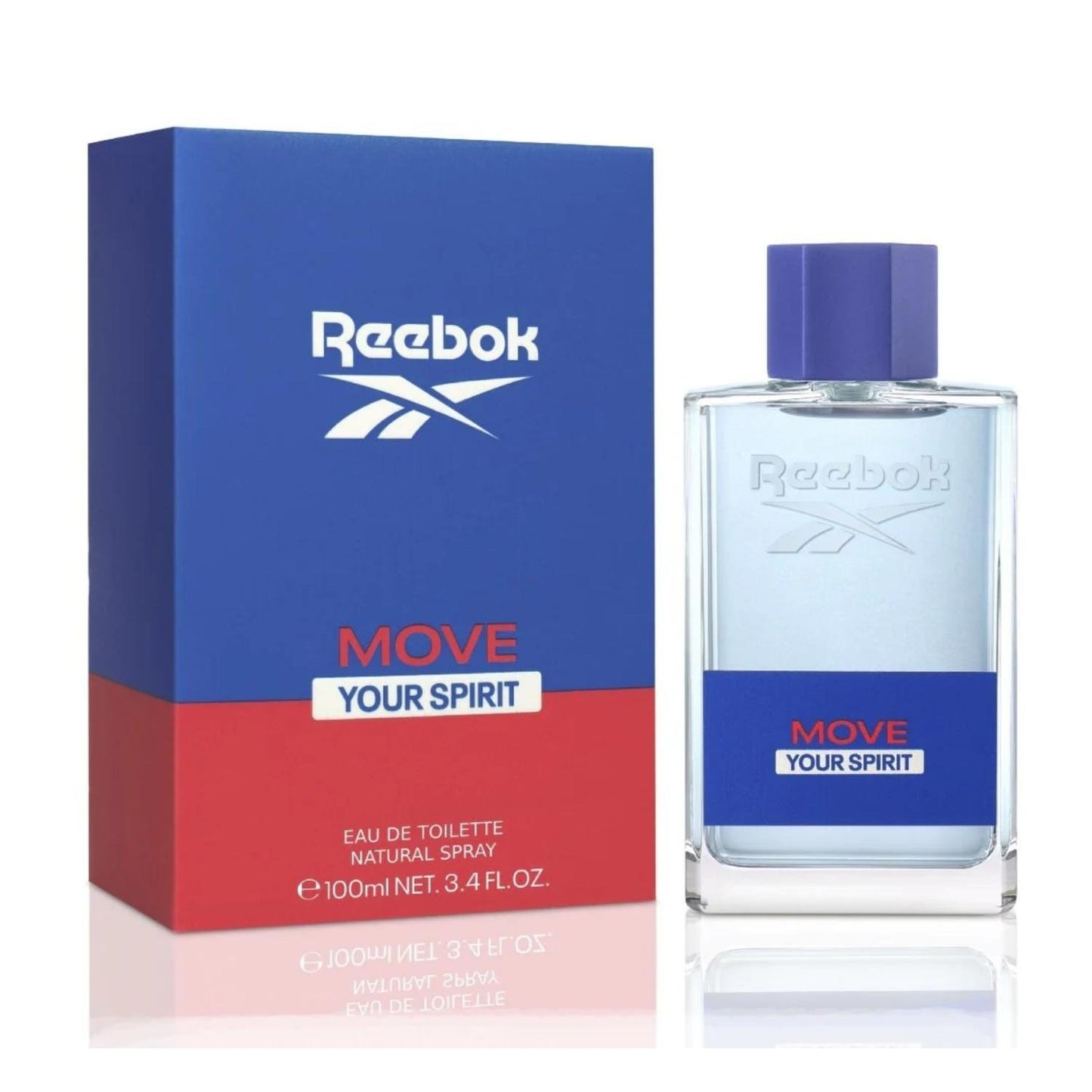 Reebok Move Your Spirit For Men EdT 100 ml – Frisk och sportig doft med äpple, lavendel & cederträ