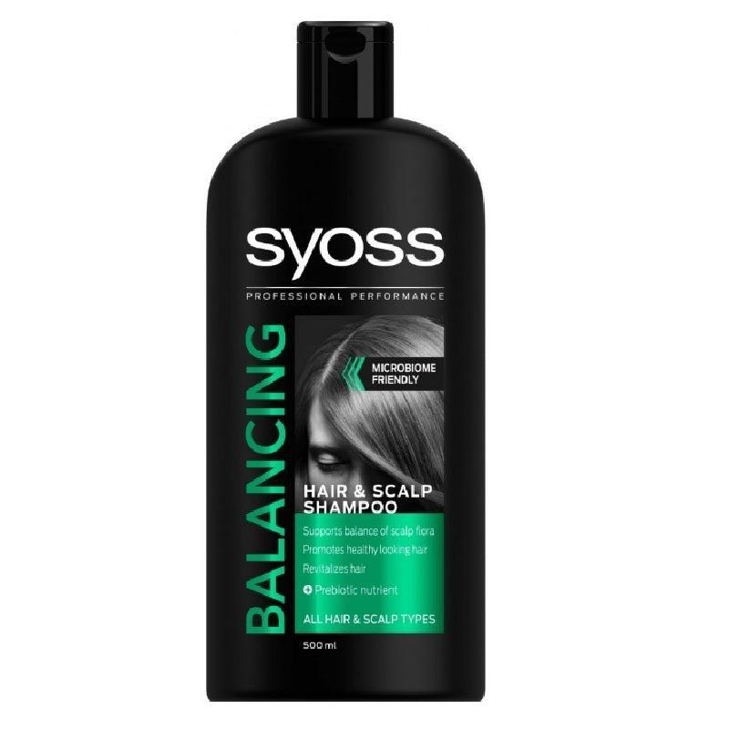 Syoss Balancing Shampoo 500ml – Rengör och återställer balans i hår och hårbotten