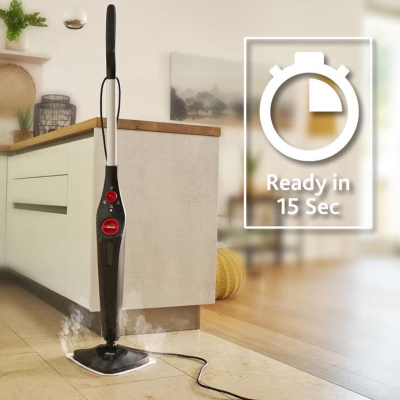 Vileda Steam Plus Mop – Ångmopp för Kemikaliefri Golvrengöring