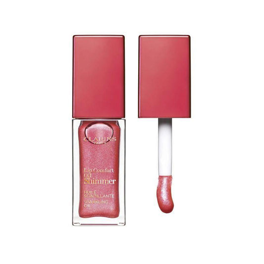 Clarins Lip Comfort Oil Shimmer Sparkling Oil Colour & Shine 04 Pink Lady 7 Ml