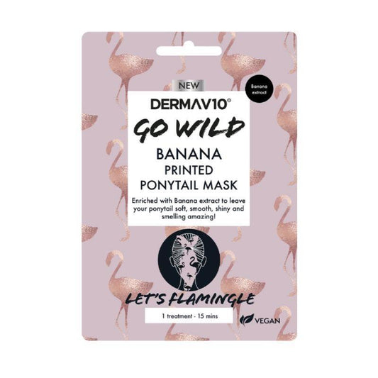 Derma V10 Go Wild Ponytail Mask Banana 1-pack