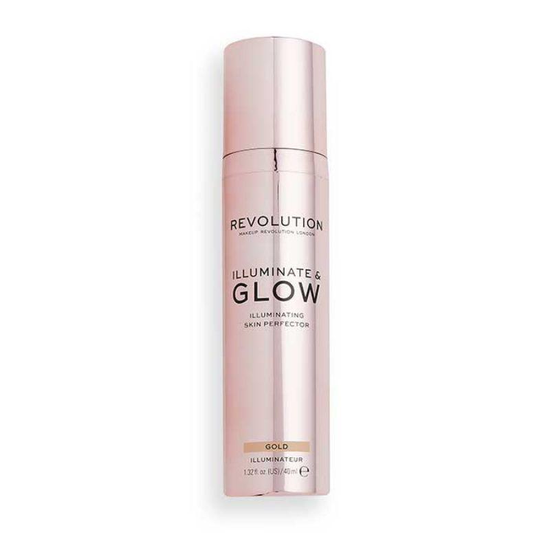 Makeup Revolution Face Glow & Illuminate Gold 40 Ml