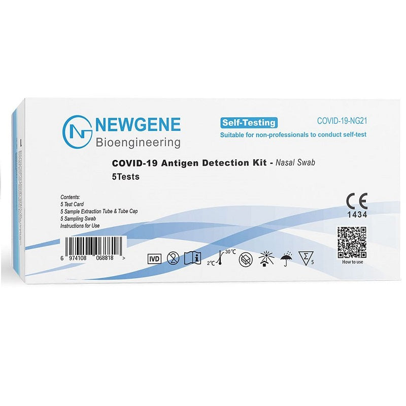New Gene Antigentest - Självtest 5-pack