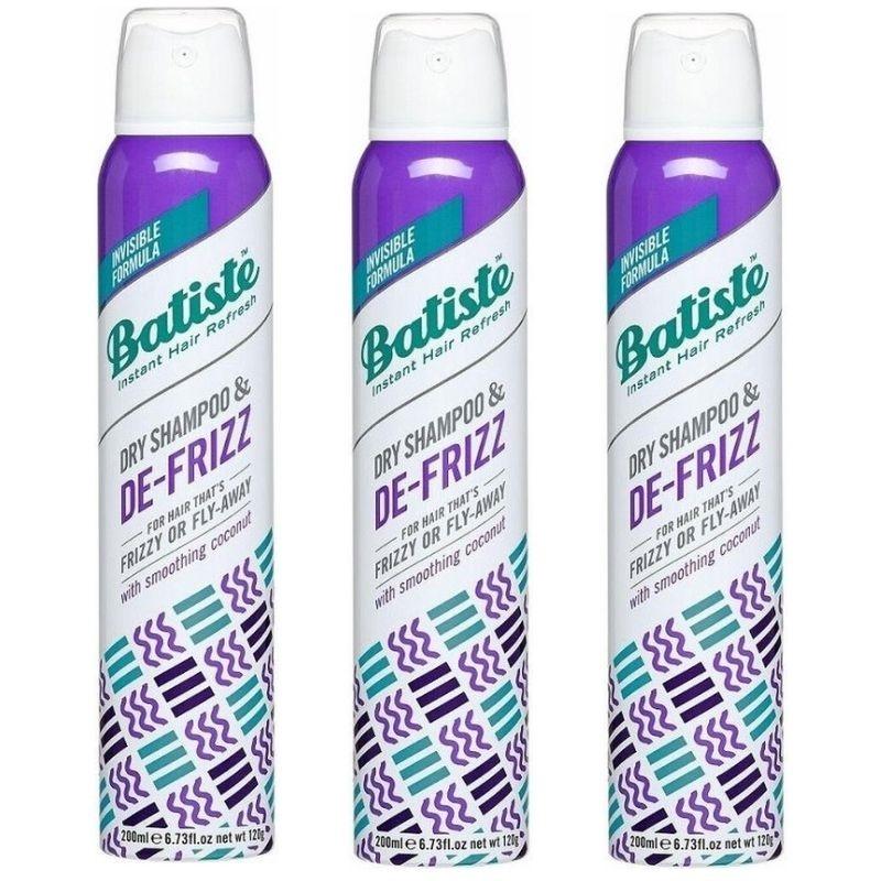 Batiste Dry Shampoo Hair Benefits De Frizz 200ml 3-pack