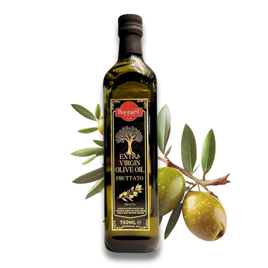 BuonaSí Extra Virgin Olive Oil Fruttato 750ml – Intensiv och Fruktig Olivolja