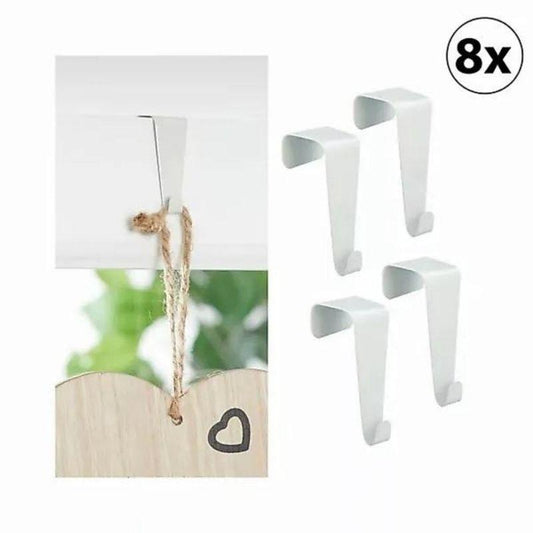 CEPEWA White Door- And Windowhook 4cm 8-pack