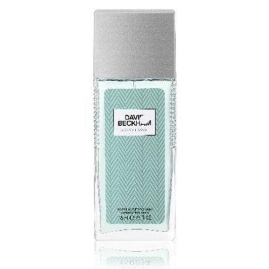 David Beckham Aqua Classic Deodorant Spray 75 ml – Aromatisk och träig doft med violblad, kardemumma & patchouli