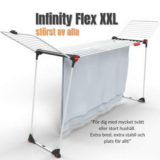 Vileda Infinity Flex XXL Torkställning – 30 m torkyta