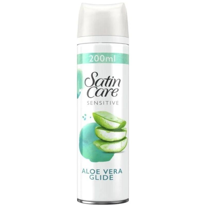 Gillette Satin Care Sensitive Gel 200ml – Rakgel för kvinnor med känslig hud