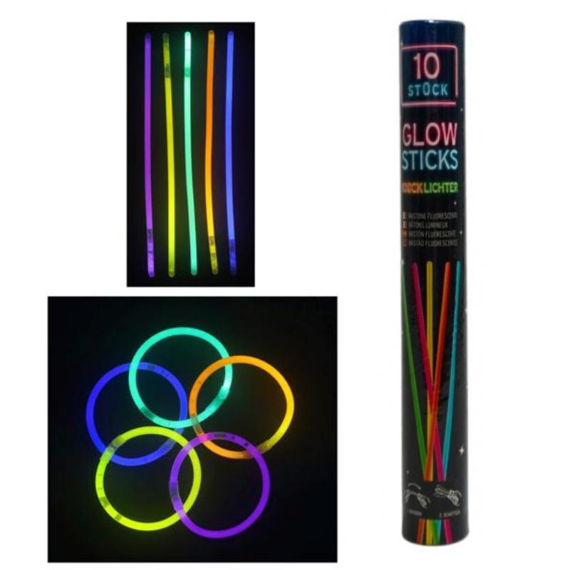 Glow Sticks Set 10-pack 20cm