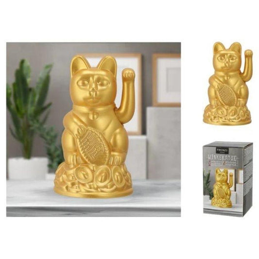 Gold Waving Cat Decoration 12cm