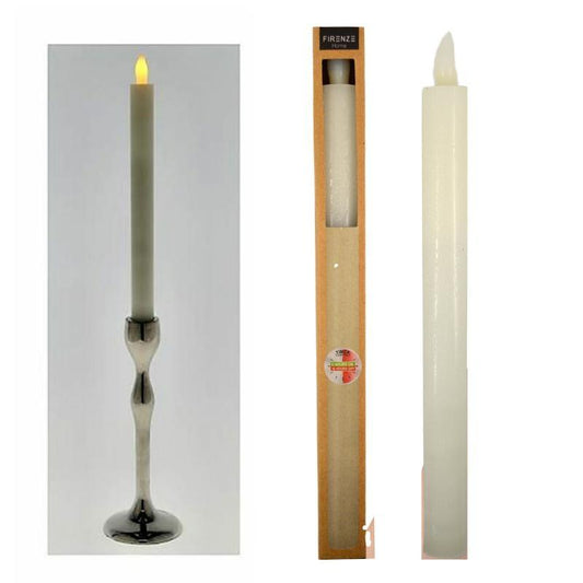 LED Dinner Candle 25cm - Timer Function