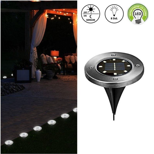 LED Solar Garden Light 12x12cm