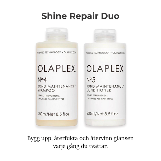 Olaplex No.4 & No.5 Shine Repair Duo – Schampo & Balsam för Skadat och Torrt Hår 2x250ml