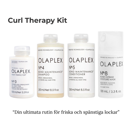 Olaplex No.3, No.4, No.5 & No.6 - Curl Therapy Kit för Lockigt Hår – Sammansatt av Bonnas