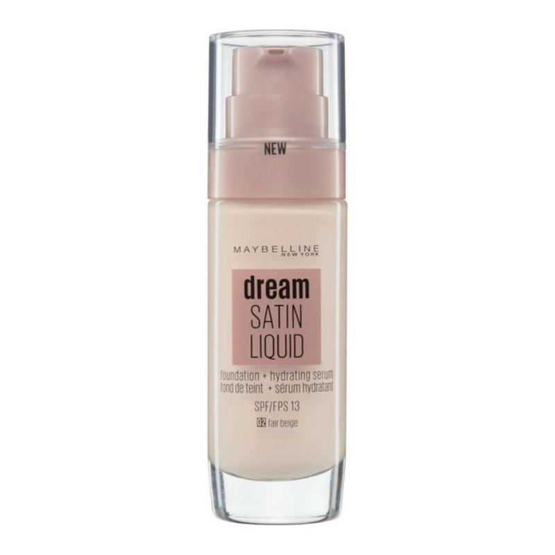 Maybelline Dream Satin Fluide Foundation 02 Fair Beige Spf13 30 Ml