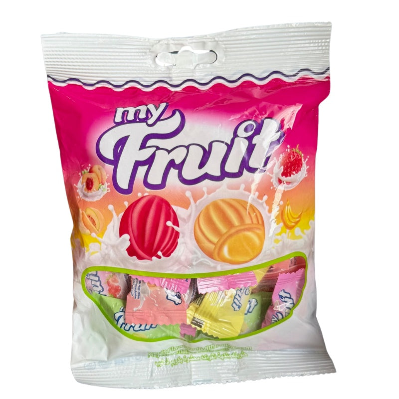 My Fruit 6-pack – Fruktkarameller med mjuk krämfyllning, 100g
