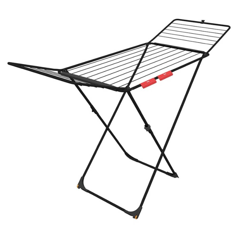Vileda Universal Ultimate Torkställning – Black Edition, hopfällbar 18 m torkyta