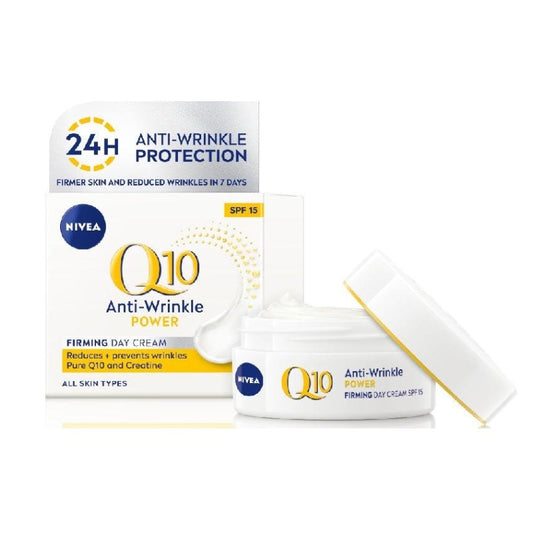 Nivea Q10 Power Day Cream SPF15 – Fukt, lyster och skydd i ett