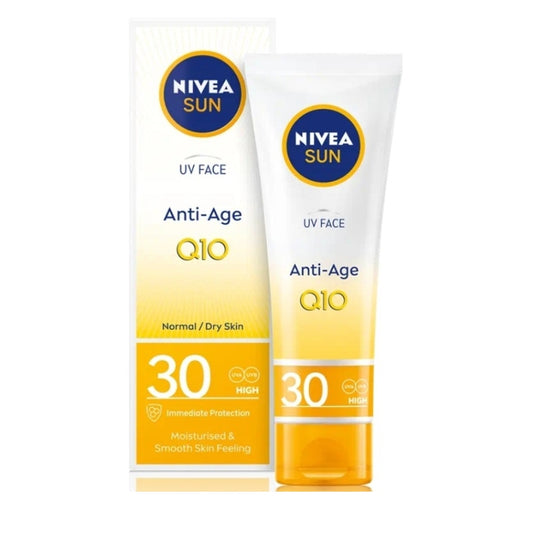 Nivea Sun Q10 Anti-Age Face Cream SPF30 – Skydd och vård i solen