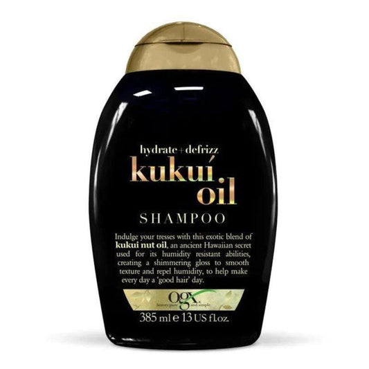 OGX Kukui Oil Schampo 385 ml – Fuktgivande schampo som motverkar friss och skyddar mot luftfuktighet