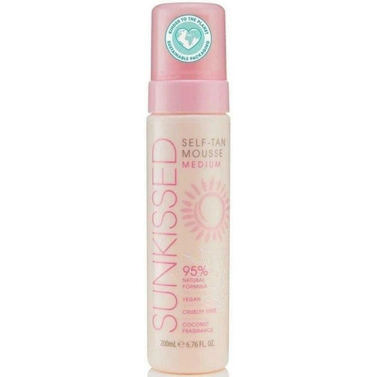 Sunkissed Self-Tan Mousse Medium 200ml