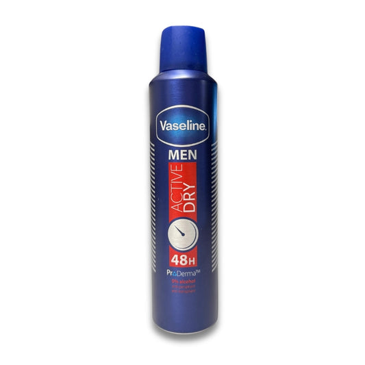 Vaseline Men Active Dry Deospray 250ml – Effektivt skydd och fräsch känsla hela dagen