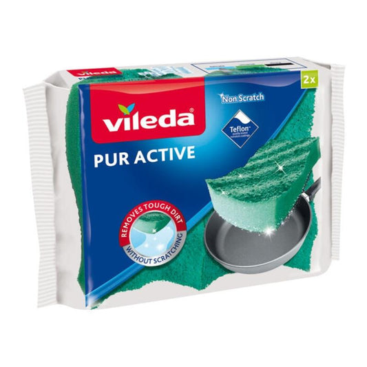 Vileda Rengöringssvampar Pur Active 2 pack