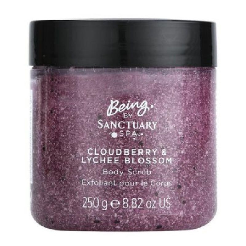 Being by Sanctuary SPA Cloud Berry & Lychee Blossom Body Scrub 250g