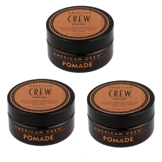 American Crew Pomade Hold&shine 50ml 3-pack