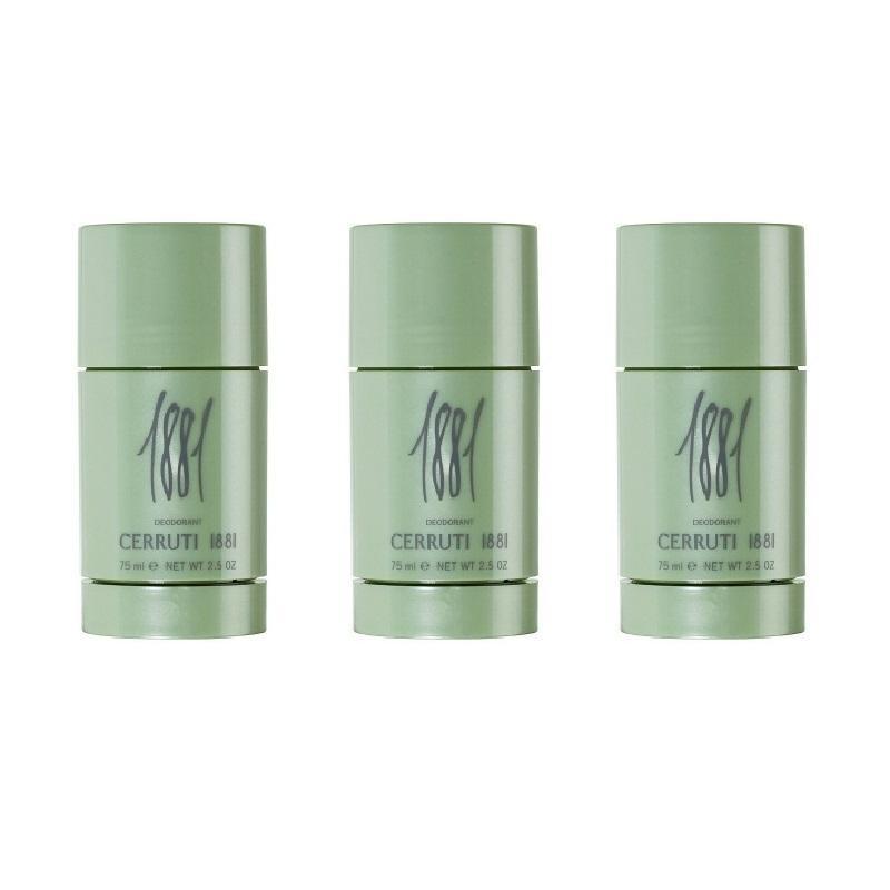 Cerruti 1881 Pour Homme Deo Stick 75ml 3-pack