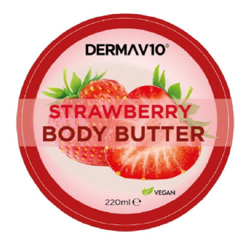 Derma V10 Body Butter Jordgubb 220ml