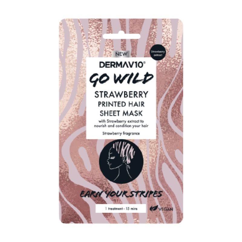 Derma V10 Go Wild Sheet Mask Strawberry 1-pack