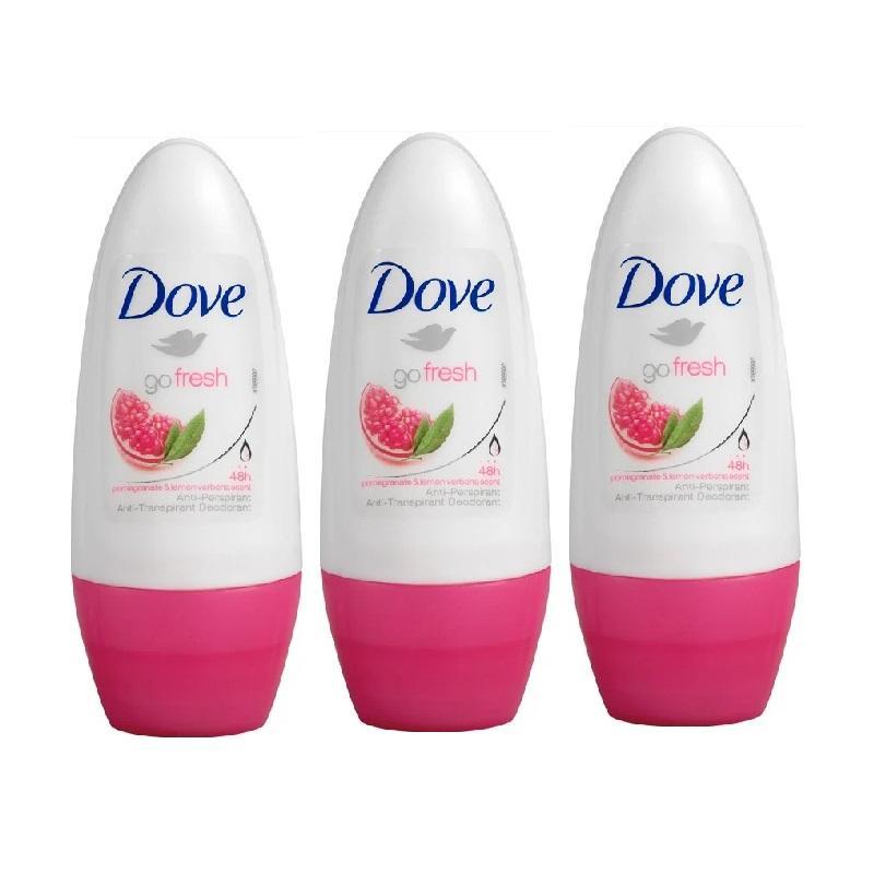 Dove Roll-on Dam Pomegranate 50ml 3-pack