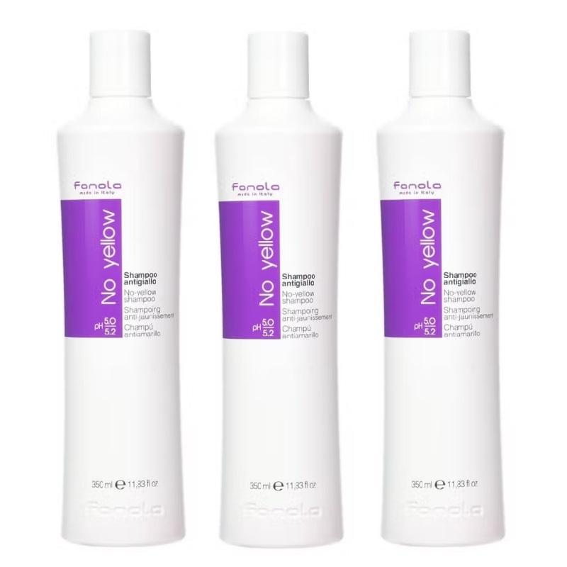 Fanola No Yellow Shampoo 350ml 3-pack