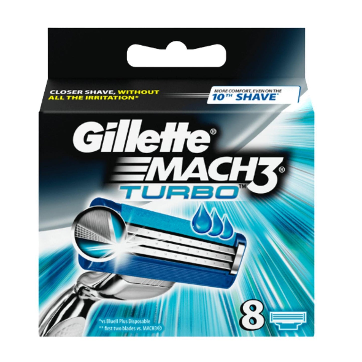 Gillette Mach 3 Turbo 8 pack