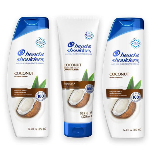 Head & Shoulders Coconut Mjäll Shampoo + Balsam 2x250ml + 150ml